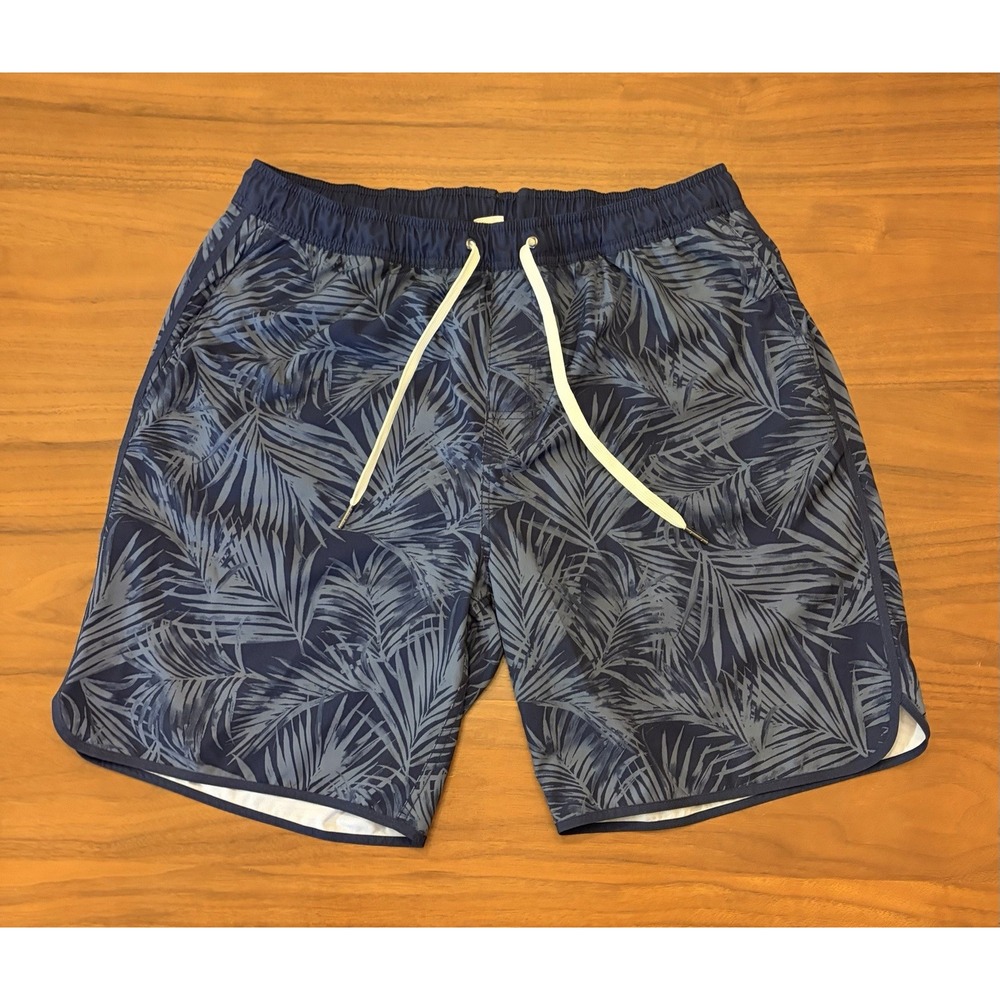 Fair Harbor Lined Swim Trunks Suit Men XL Shorts Floral 8" Stretch Aloha Coolmax